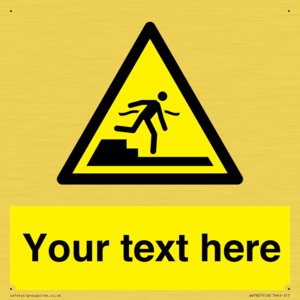 Custom warning Submerged step or steps